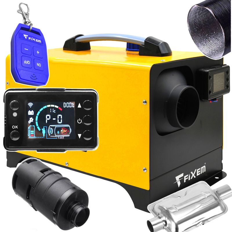 Ogrzewanie postojowe nagrzewnica webasto 12V 24V 230V Fixem 1szt.