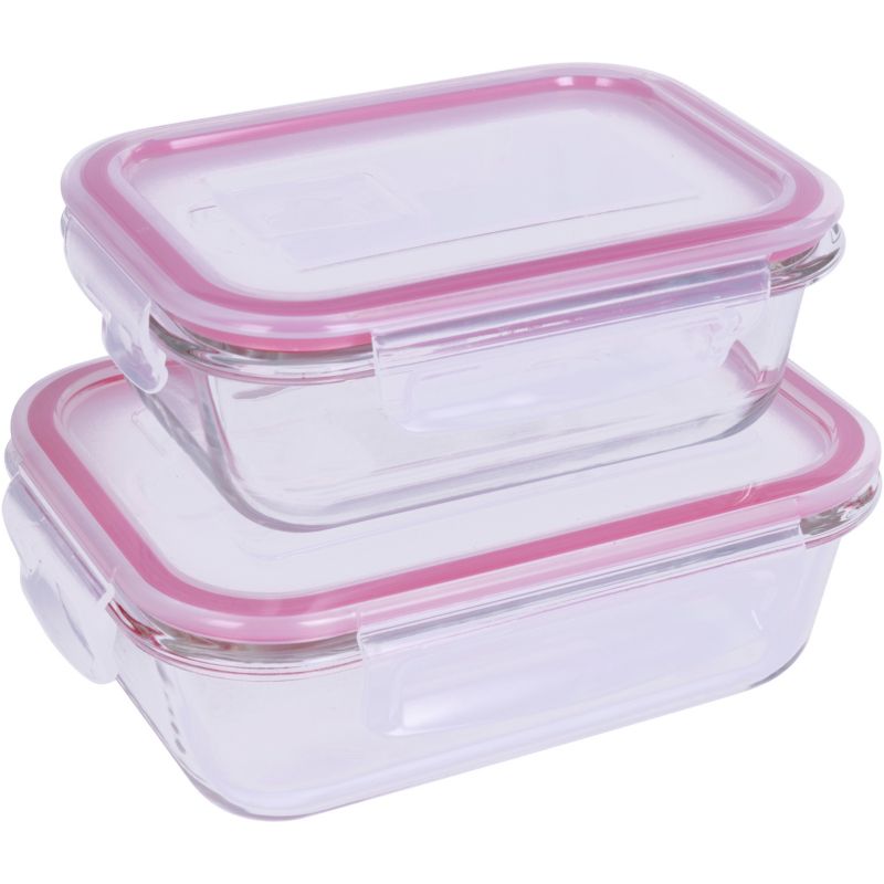 Pojemniki Na Żywność Lunchbox Lamart LT6057 Zestaw 600ml 1000ml 2szt