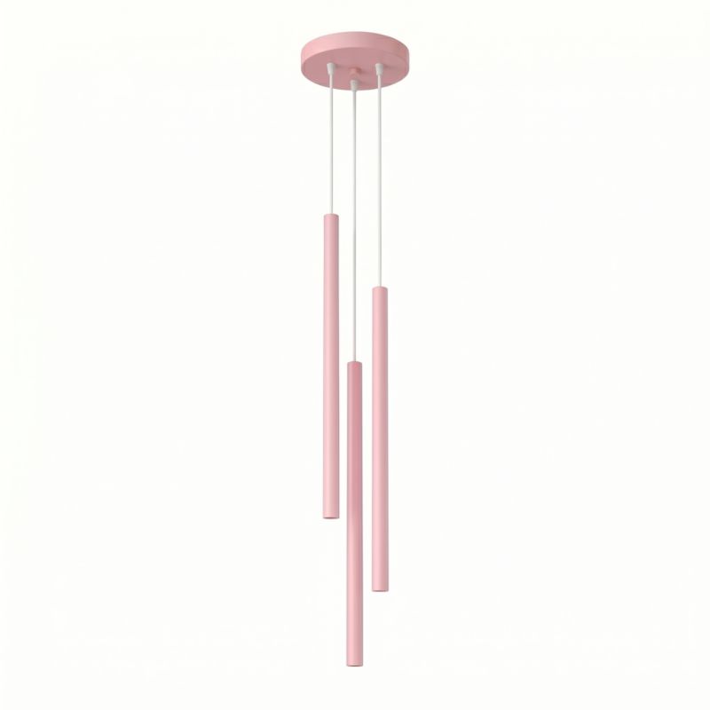 Lampa wisząca PASTELO 3P różowa Sollux Lighting 1 szt.