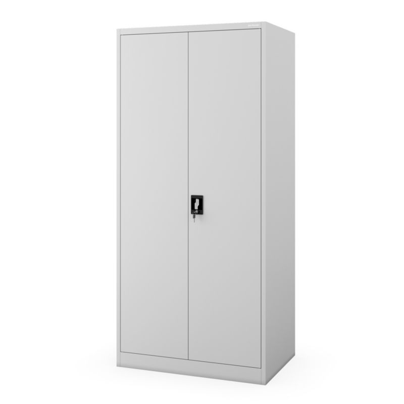 Szafa na dokumenty zamykana JAN H D600 900 x 1950 x 600 mm szara 1szt