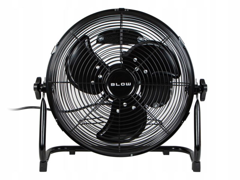 Wentylator BLOW wiatrak cyrkulator podłogowy mocny cichy 70W 3 tryby czarny 30cm 1 szt.