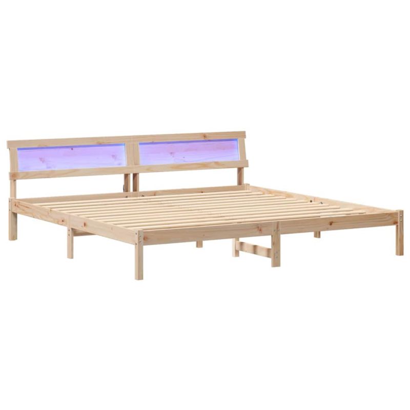 Rama łóżka WaszeMeble 180x200 cm Brązowy sosna WM-872809 1 szt.