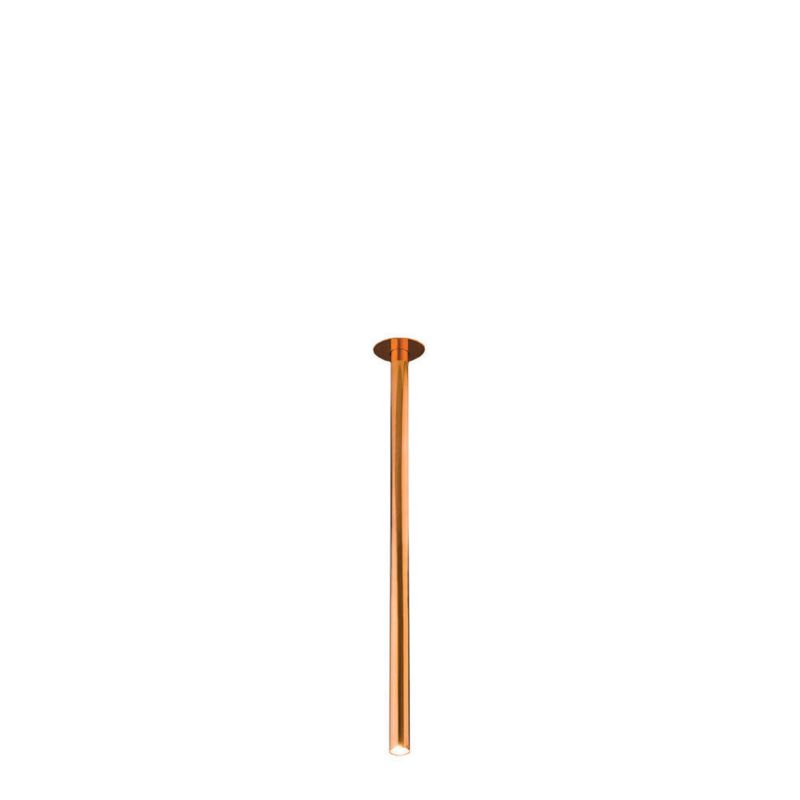 Oprawa sufitowa wpuszczana Dohar Alha miedź polerowana 1 x G9 x 2.5W IP20 wym: 80 x 6 x 6 cm okrągła - 1 szt.