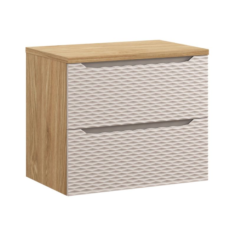Zestaw mebli łazienkowych Comad Ocean Beige 70cm z blatem 1szt