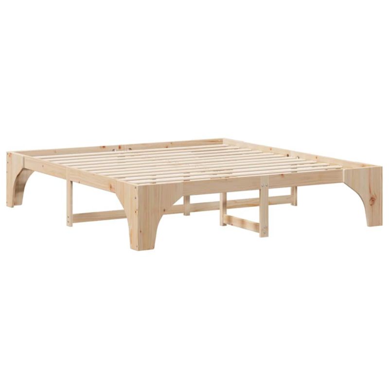 Rama łóżka WaszeMeble 180x200 cm Brązowy sosna WM-872977 1 szt.