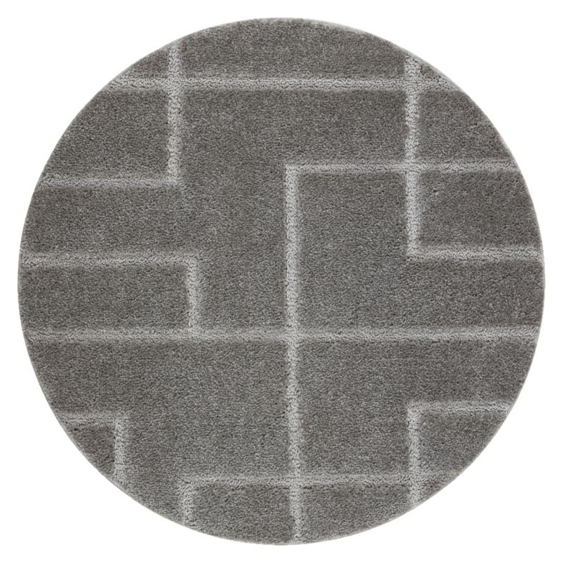 Dywanik łazienkowy Dywaniki łazienkowe RugsX koło 50 cm szary KPL276 1 szt.