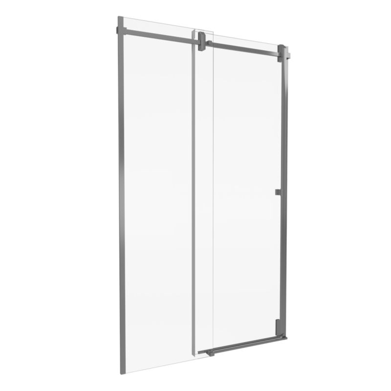 Drzwi prysznicowe przesuwne Titanium Slide 140 cm Chrom, szkło transparentne 8 mm 1 szt.