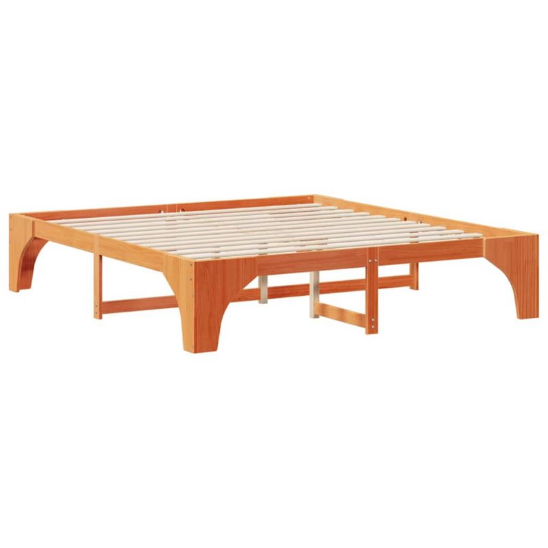Rama łóżka WaszeMeble 180x200 cm Brązowy sosna WM-872979 1 szt.