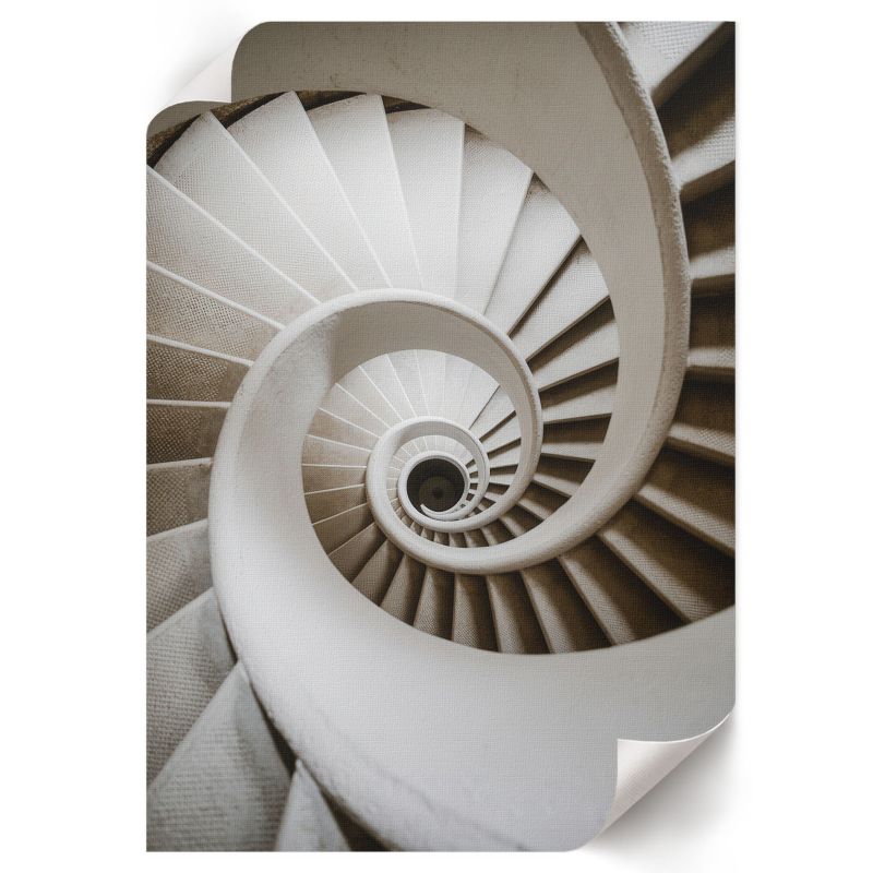 Plakat Ścienny ArtPrintCave 29,7x42 cm Spiralne schody El 1 szt.