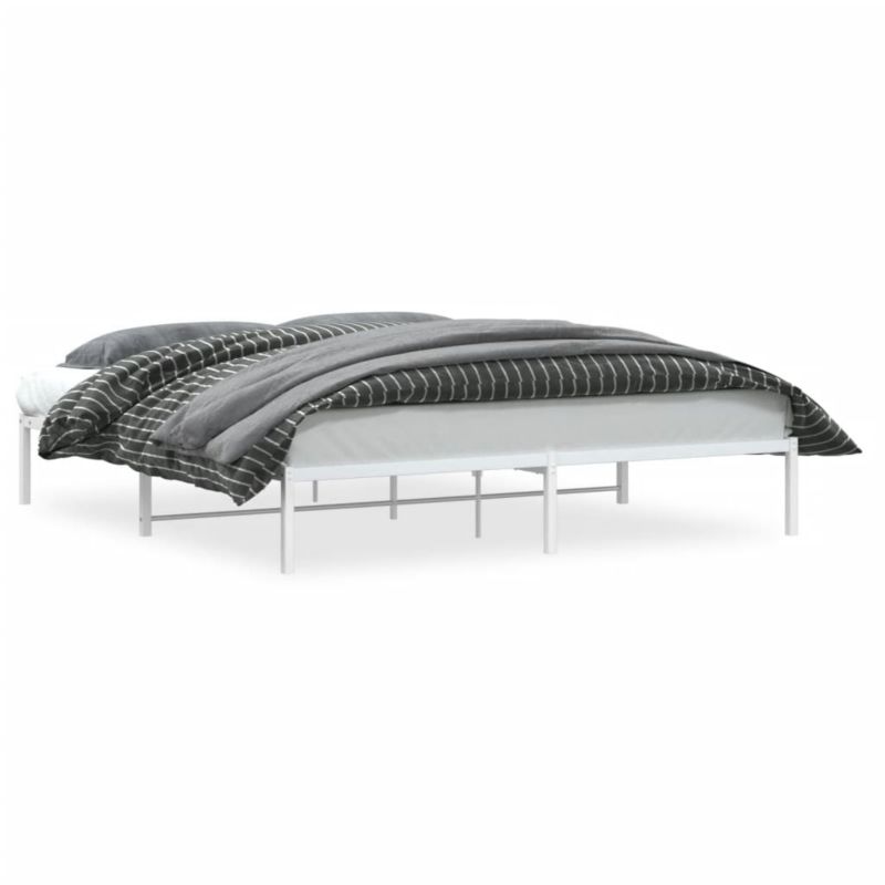 Rama łóżka WaszeMeble 180x200 cm Biały metal WM-373677 1 szt.
