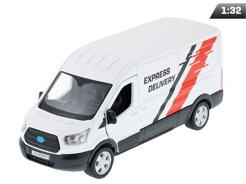 Model 1:43, RMZ Ford Transit Van 2018, biały, Carmotion, 1 szt.