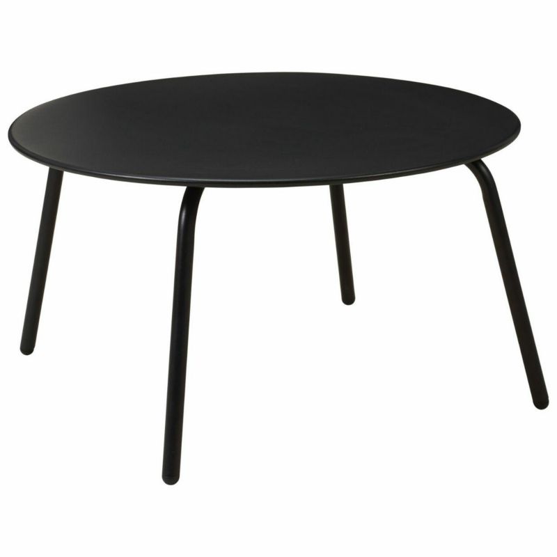 Stolik kawowy HowHomely metalowy czarny 70x40 cm 1 szt.