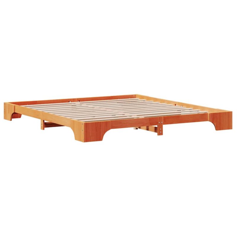 Rama łóżka WaszeMeble 180x200 cm Woskowy brąz sosna WM-872853 1 szt.