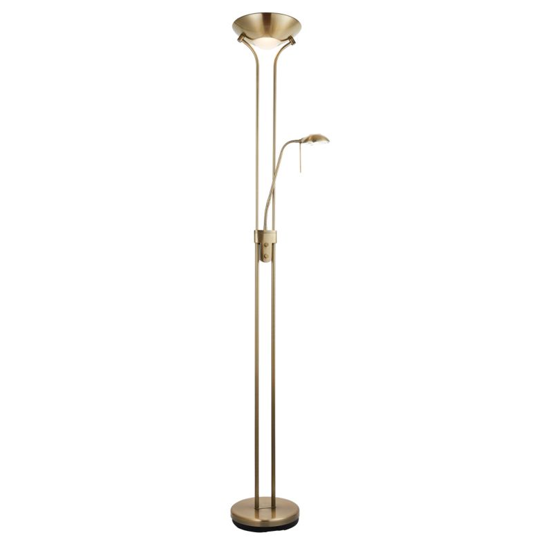 Lampa stojąca lampka do czytania Endon ROME antyczna mosiężna 1xR7sx230W + 1xG9x33W IP20 wym:180x50.5x50.5cm - 1 szt.