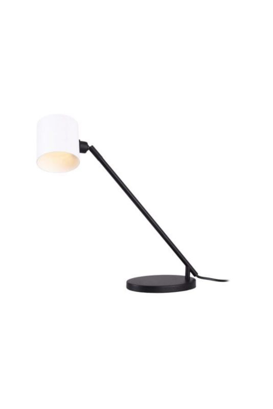 Lampa biurkowa ruchomy klosz Maxlight LAXER czarno-biała 1xGU10x10W IP20 wym:35x11x20cm - 1 szt.