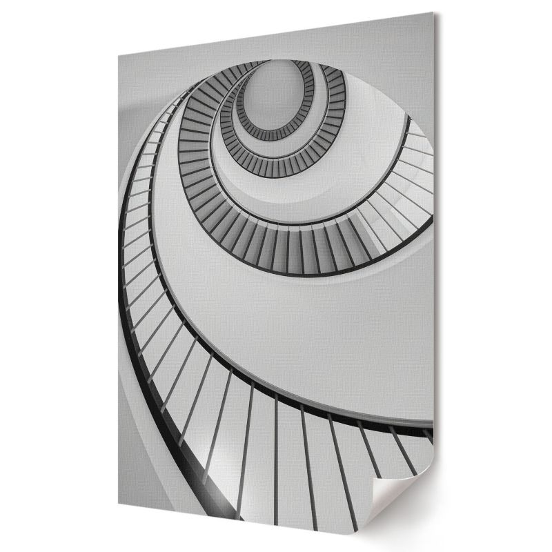 Plakat canvas Wallfluent Format A3 Spiralne schody Artysta El 1 szt.
