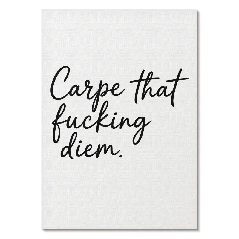 Plakat na Płótnie Tulup 59,4,x84 cm (A1) Carpe diem Do biura, sypialni, salonu 1 szt.