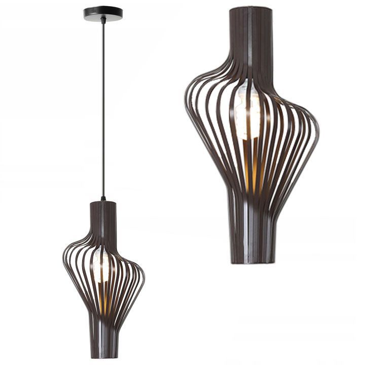 Lampa Sufitowa Wisząca Toolight App484-1Cp Czarny Biały