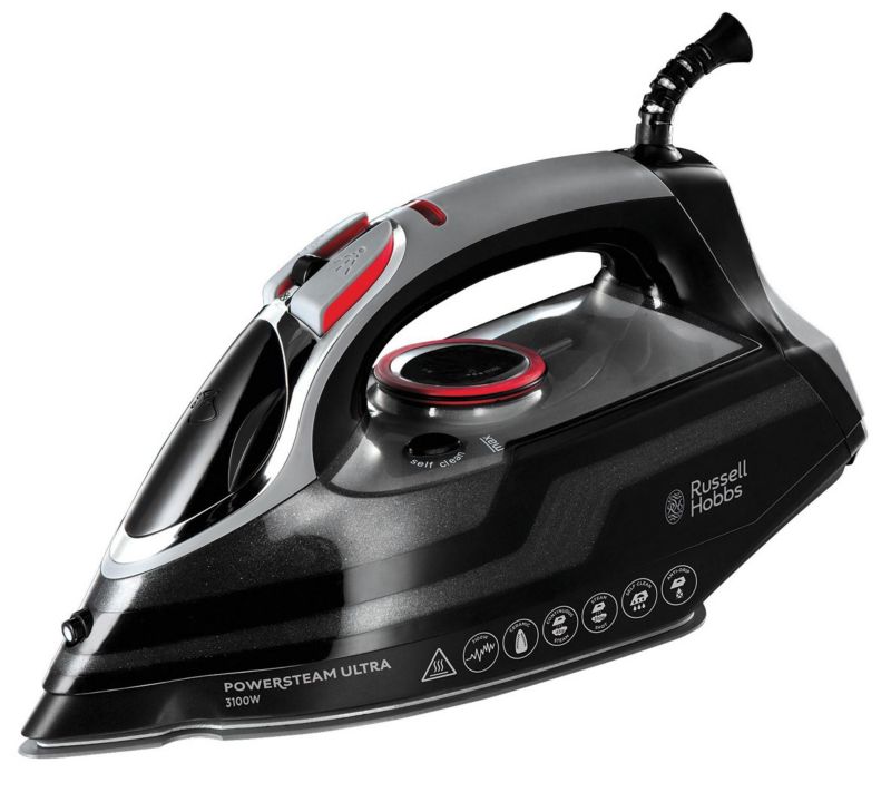 Żelazko parowe RUSSELL HOBBS POWER STEAM 20630-56 czarne 3100 W 1 szt.