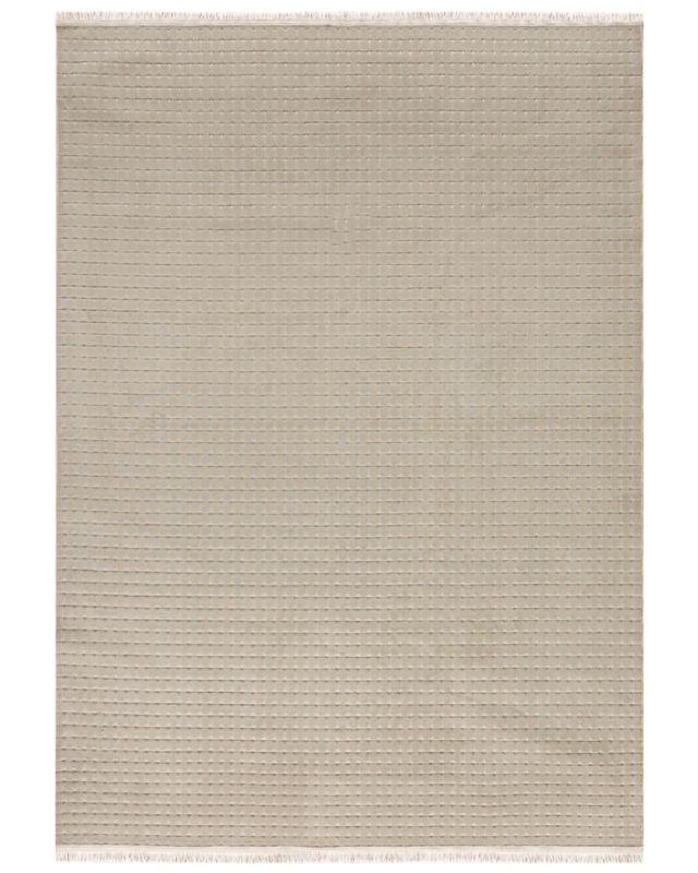 Nowoczesny dywan, geometryczny 200x290cm Sora Bene Mazovia - beżowy, kremowy, na ogrzewanie podłogowe, 1szt.