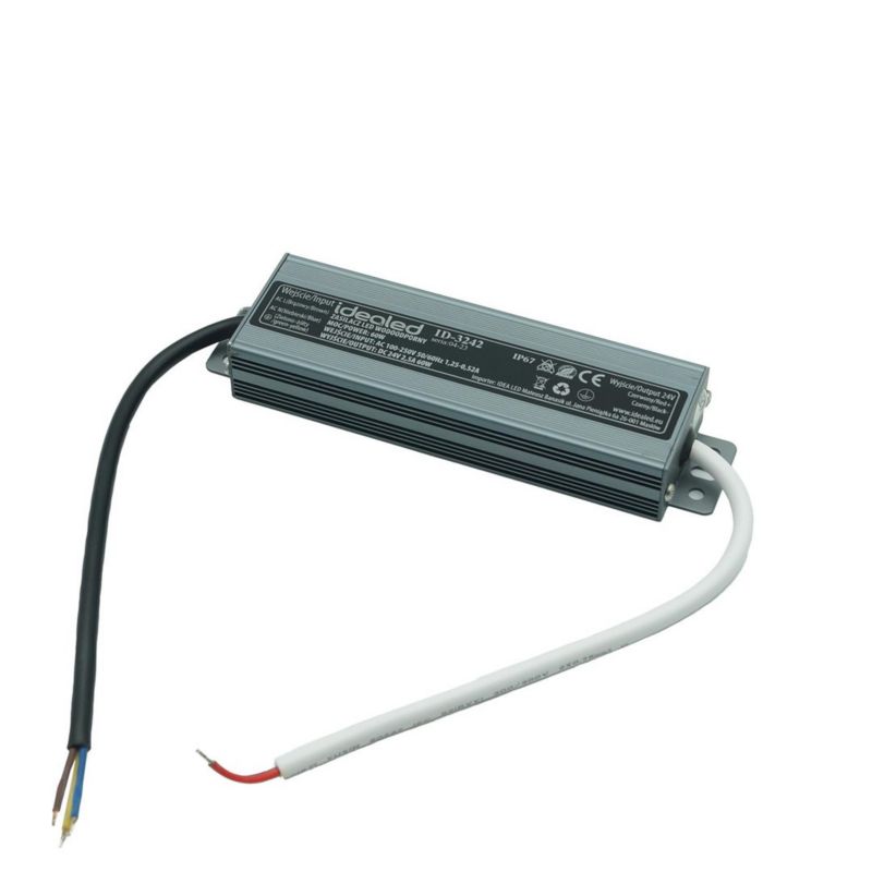 Zasilacz transformator do LED IdeaLED moc 60W output 24V DC stałoprądowy IP67 - 1 szt