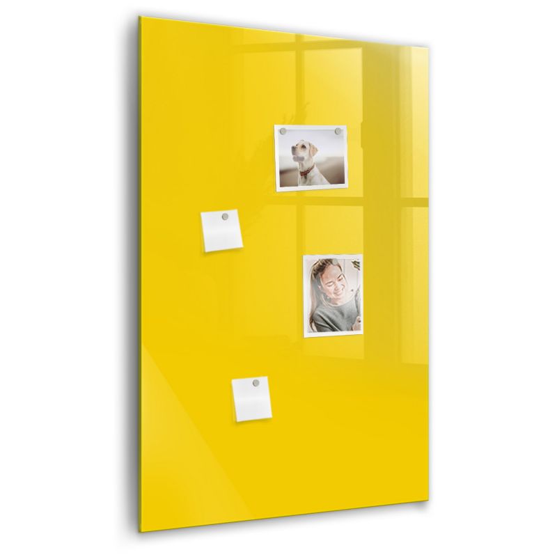 Tablica magnetyczna Wallfluent 60x90 cm Kolor jasny żółty 1 szt.