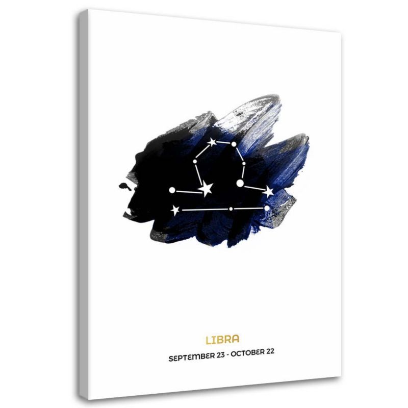 Obraz na płótnie Feeby Znak zodiaku - Waga 70x100cm 1szt