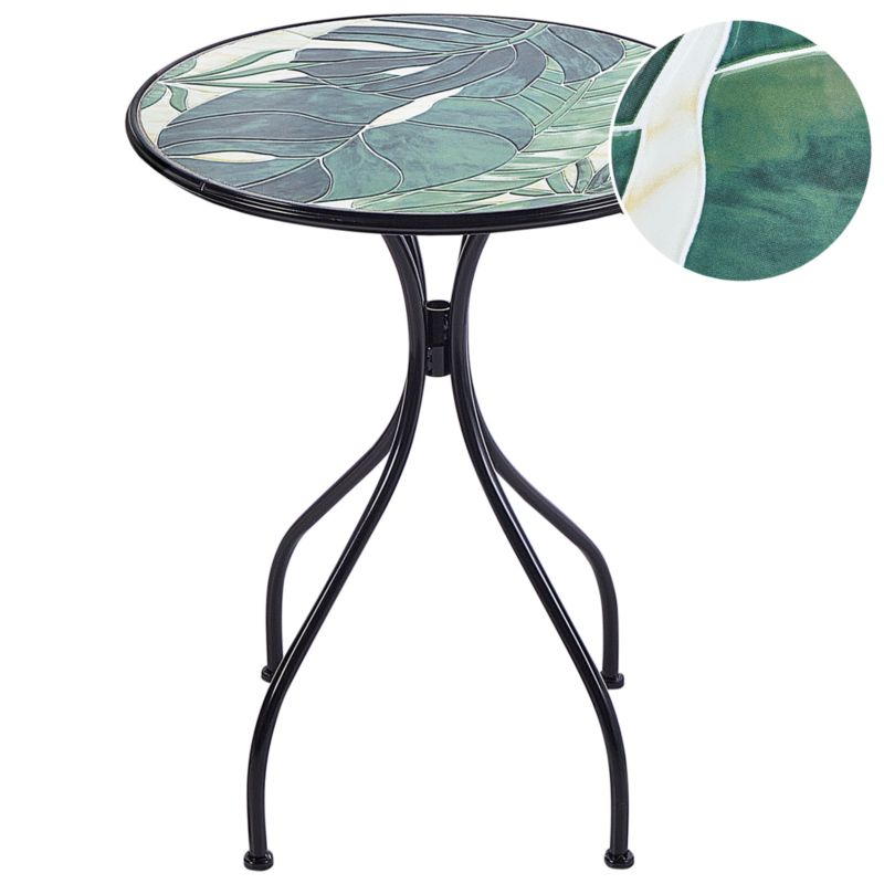 Stolik bistro Cozzana 60 cm 60 cm Metal Czarny 1 szt.