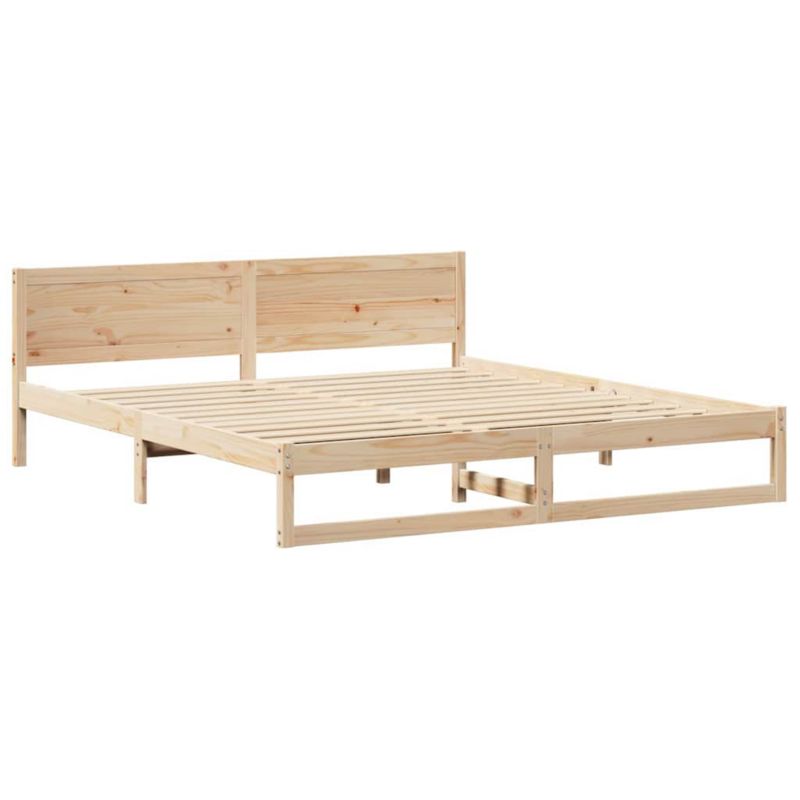 Rama łóżka WaszeMeble 180x200 cm Naturalny sosna WM-873262 1 szt.
