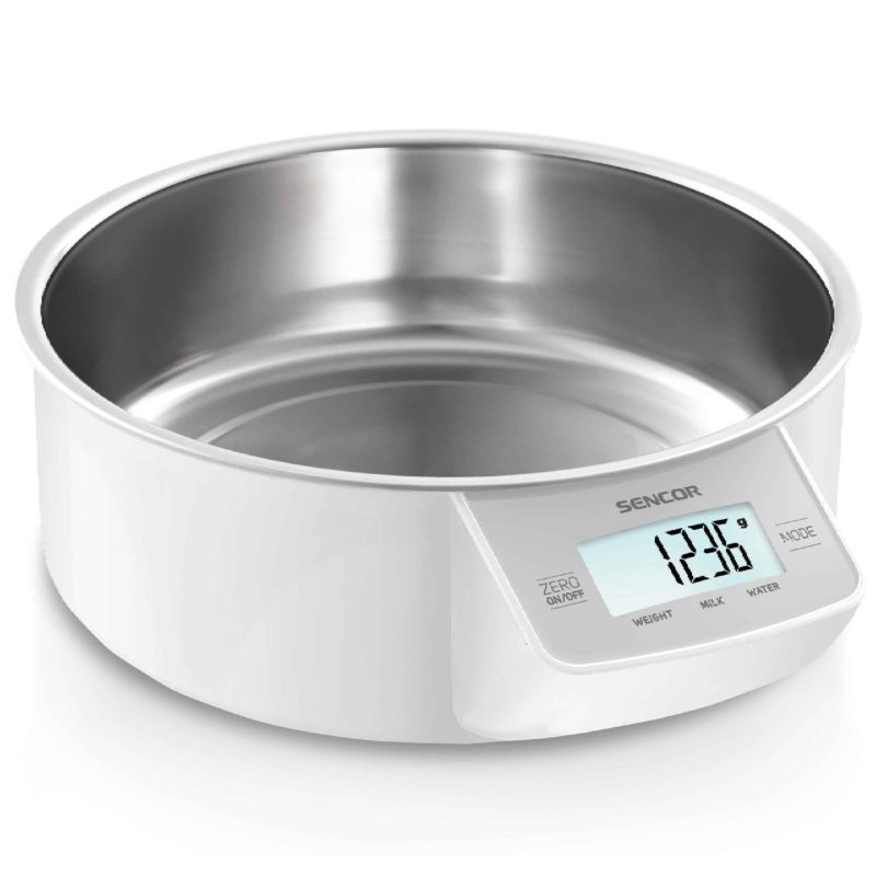 Waga Kuchenna Sencor SKS 4030WH Misa 1L Srebrna 1szt