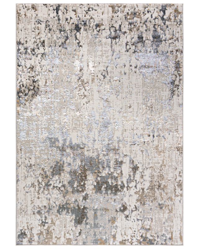 Nowoczesny dywan, abstrakcyjny 160x230cm Boston I620A Mazovia - beżowy, ecru, szary, na ogrzewanie podłogowe, 1szt.
