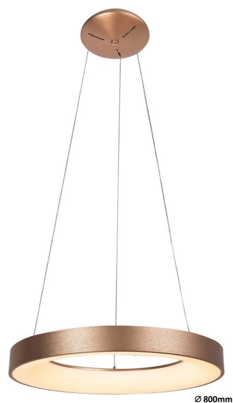 Żyrandol Rabalux Carmella złoto-biały LED 80W 4000K 6335lm wym: 120 x 80 x 80 cm metal - 1 szt.