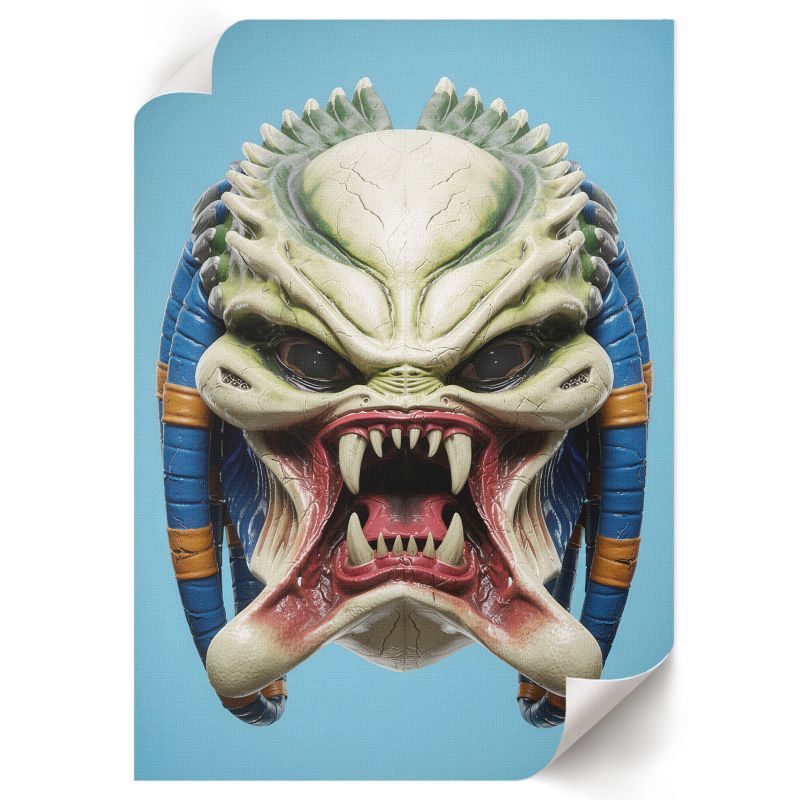 Plakat Dekoracyjny ArtPrintCave 42x59,5 cm Maska kosmity Abece 1 szt.
