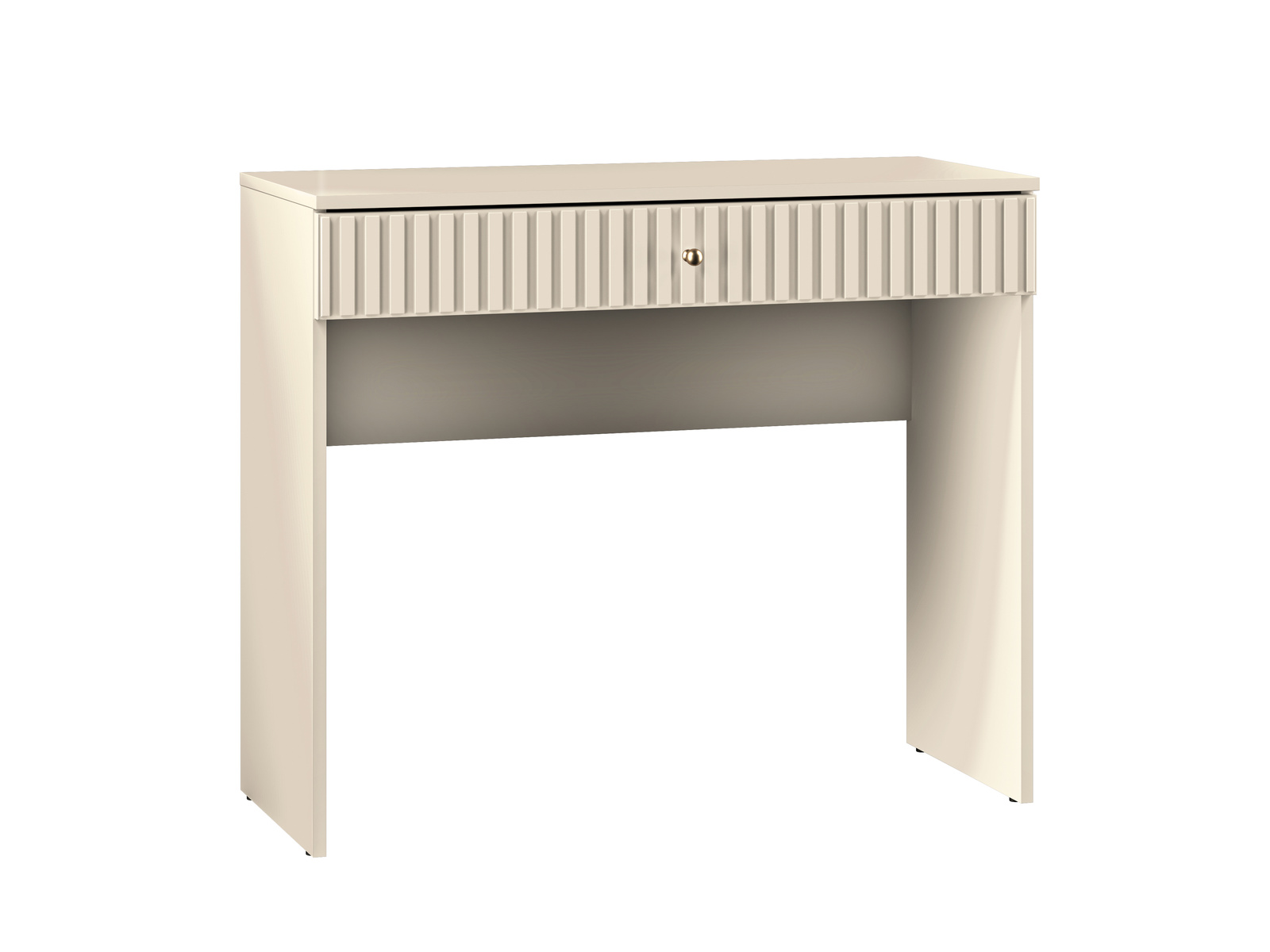Nowoczesna toaletka z szufladą do sypialni SOPHIE cashmere
