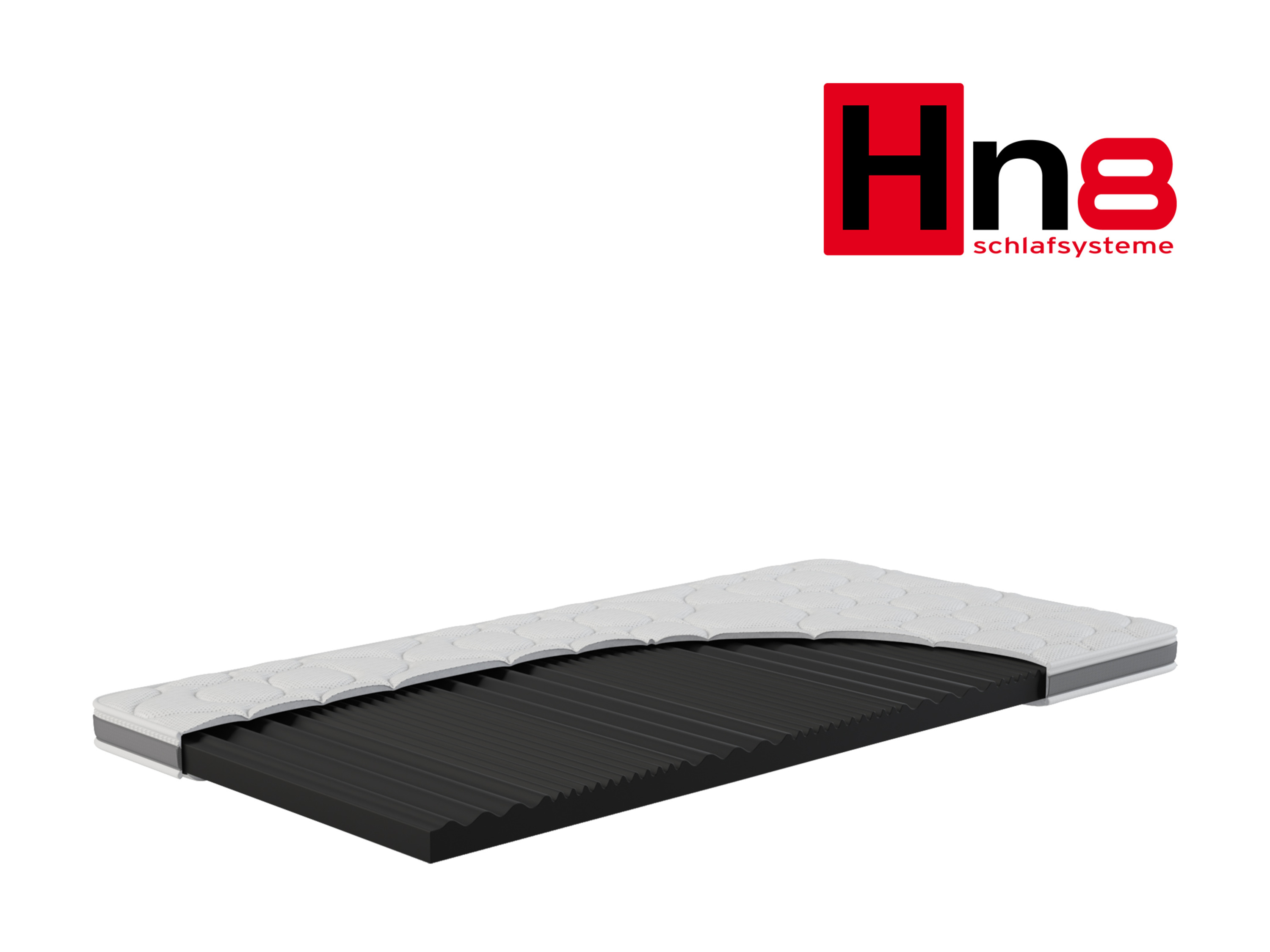 Hn8 Schlafsysteme Topper z pianki żelowej 7-strefowy Dynamic Soft Comfort 120 x 200 cm
