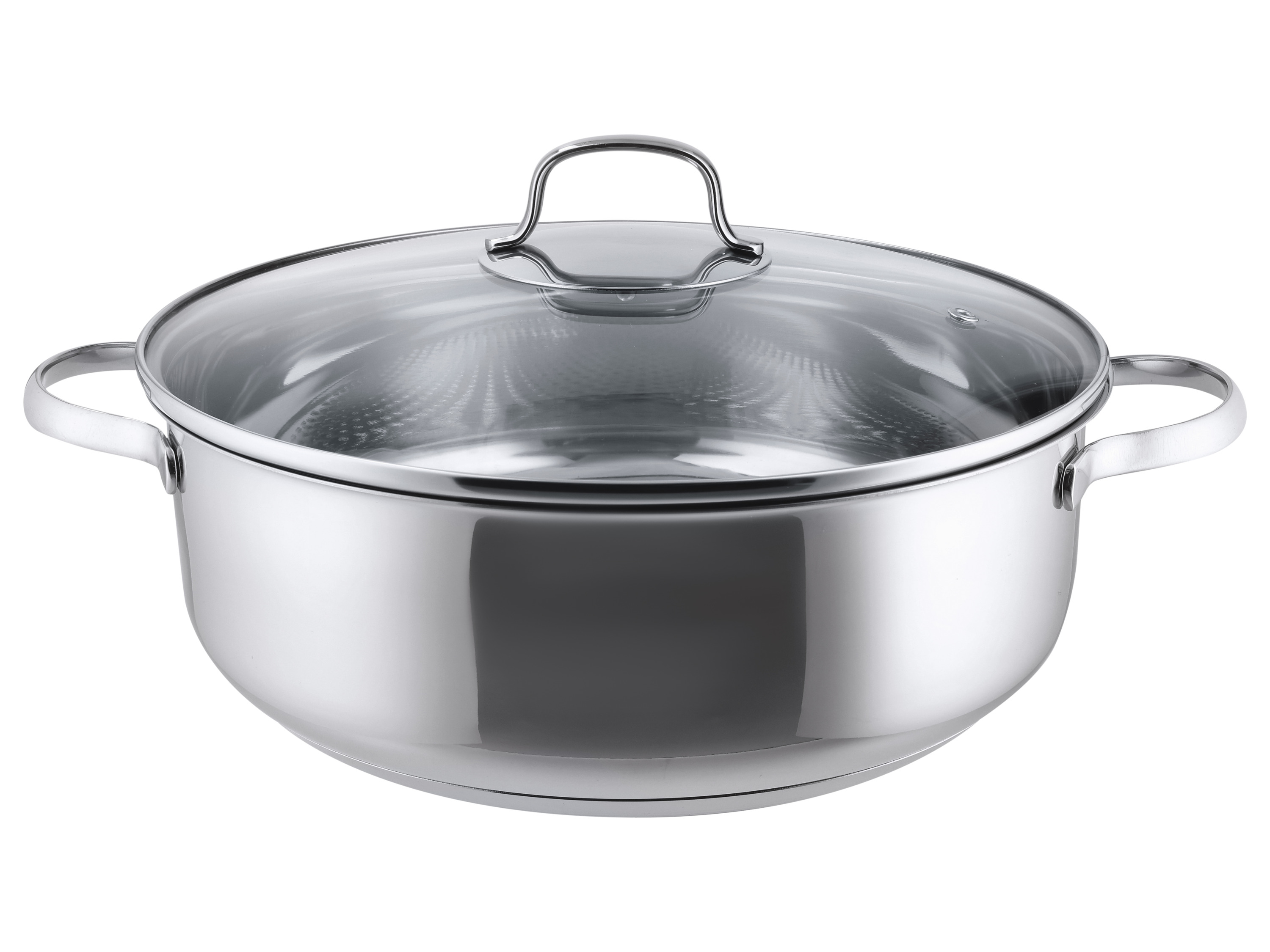 Silvercrest Patelnia do serwowania ze stali nierdzewnej, 28 cm Z powłoką