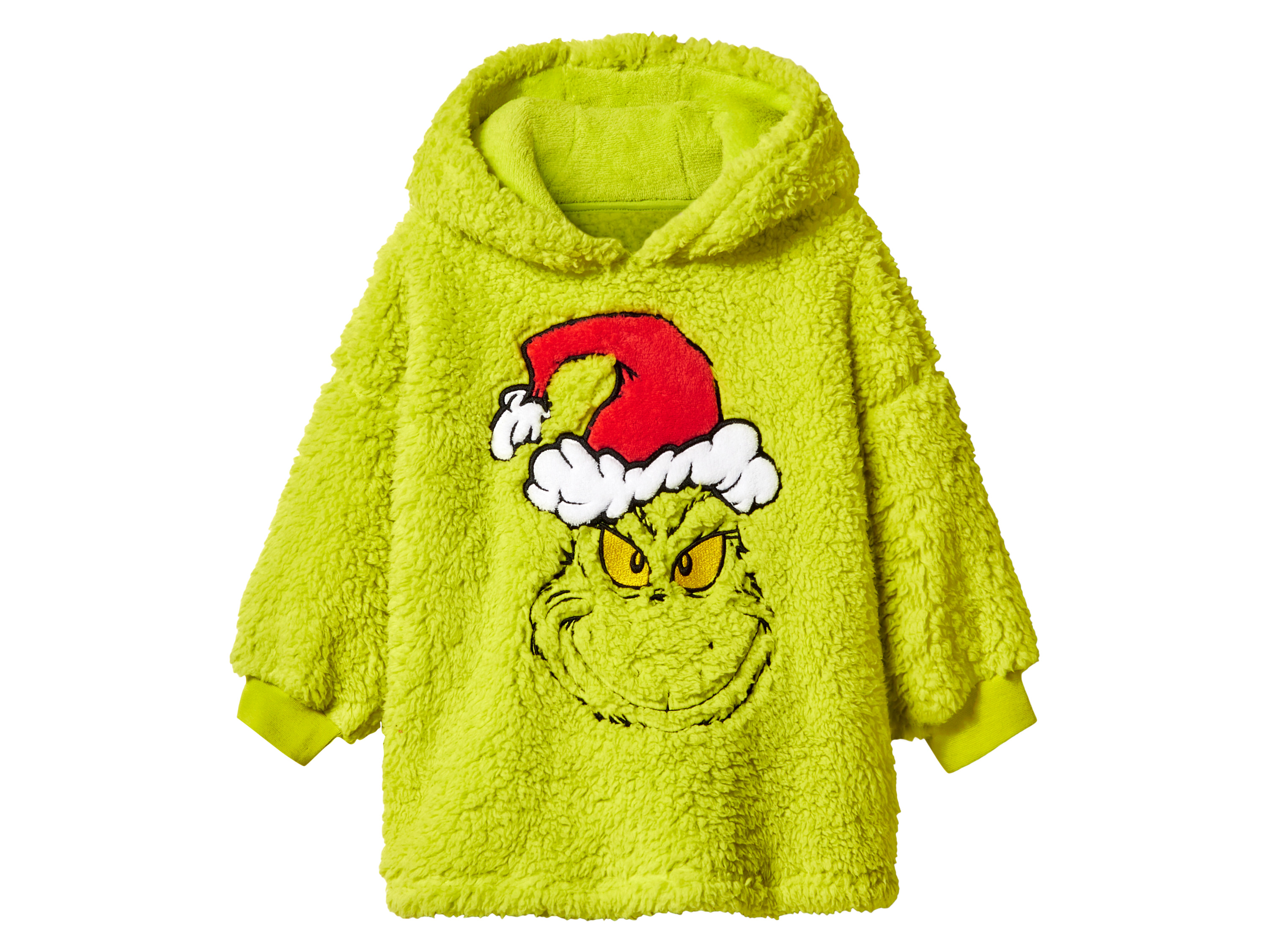 Bluza pluszowa dziecięca z kapturem 110/116
