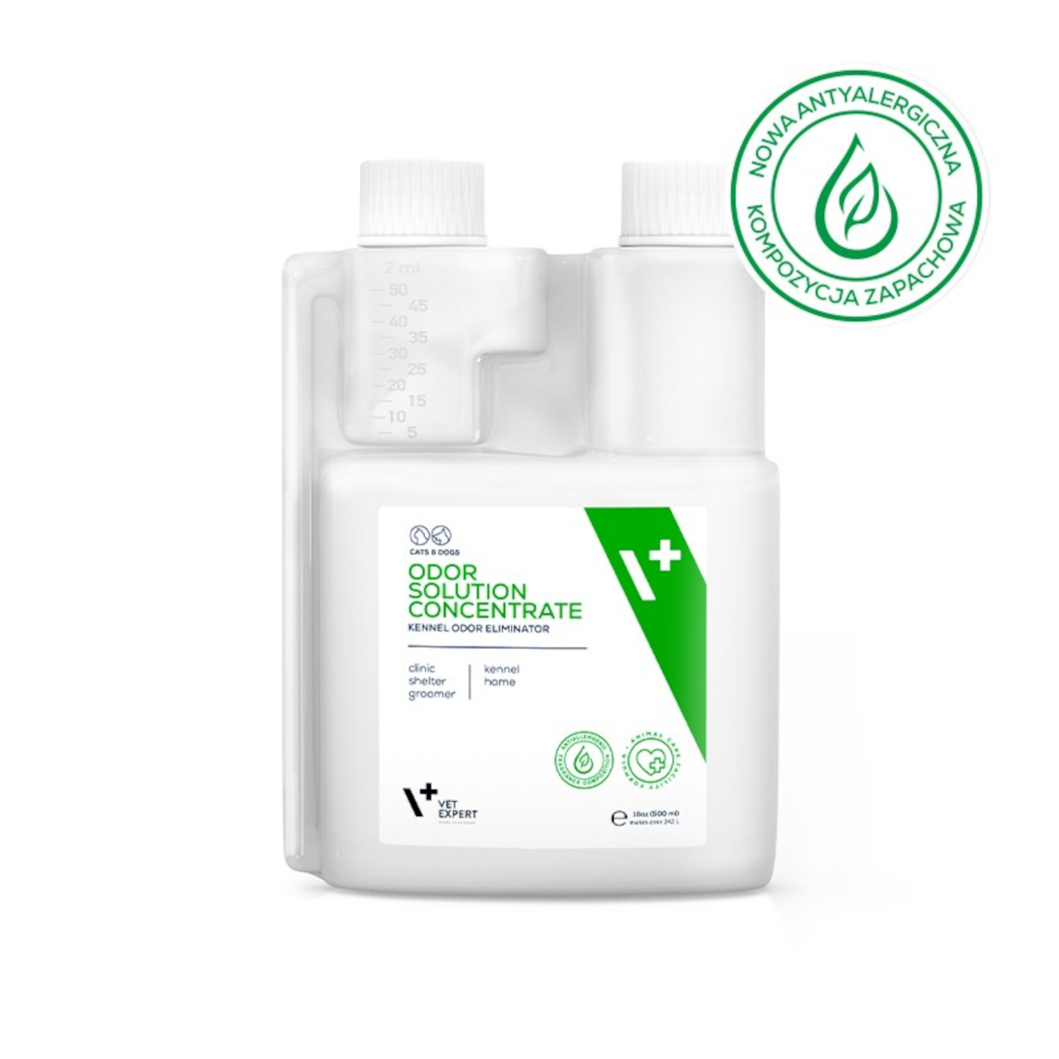 Kennel Odor Eliminator | VET EXPERT | 500ml | Koncentrat neutralizujący zapachy odzwierzęce