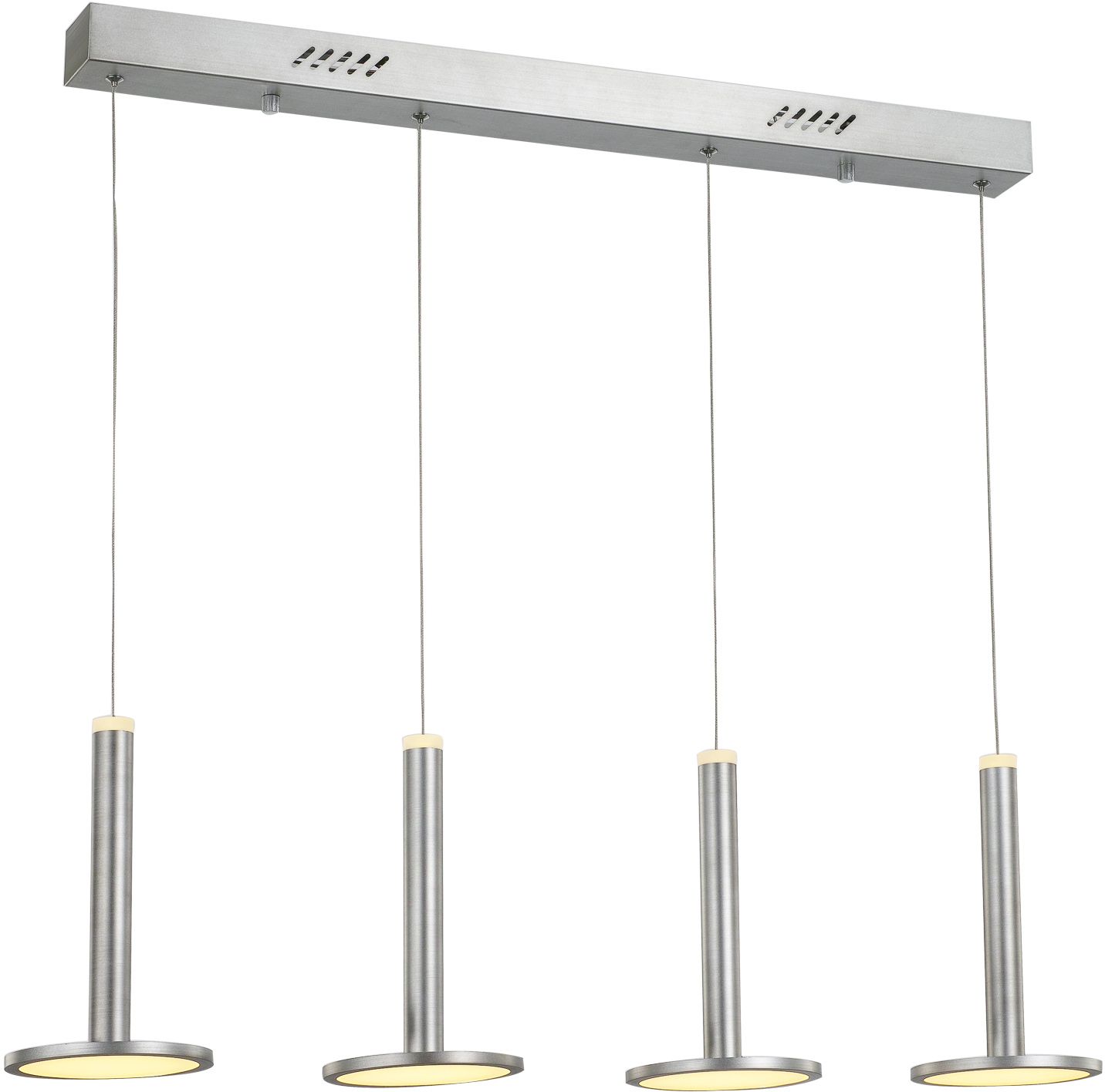 Darmowa Dostawa - Lampa wisząca 4x48 W nikiel Italux Oliver MD170330124BSNICK