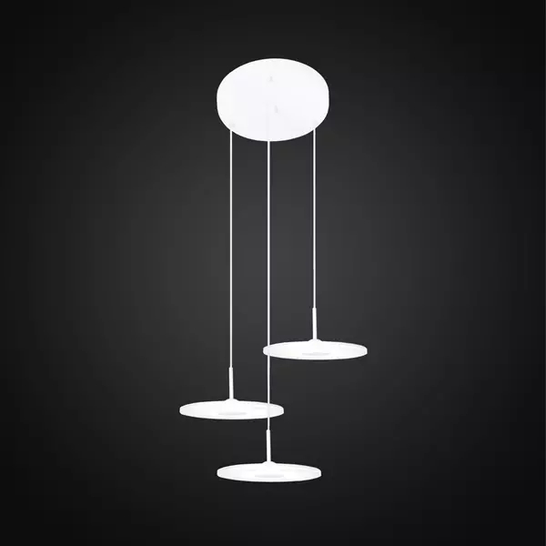 Darmowa Dostawa - Lampa wisząca 3x12 W biała Altavola Design Vinyl LA080P