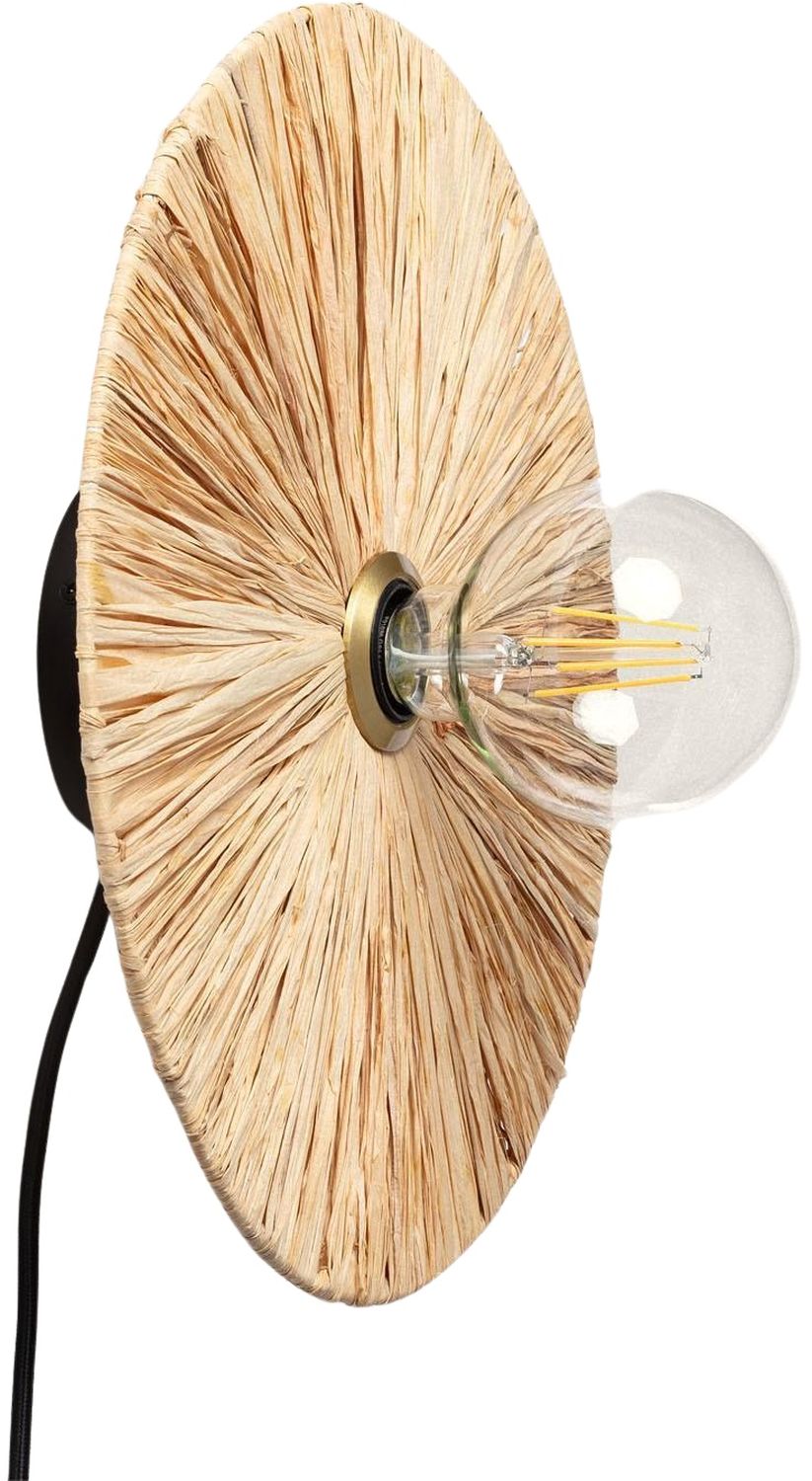 Darmowa Dostawa - Kinkiet 1x20 W czarny-złoty Abruzzo Boho ABRKBTKC