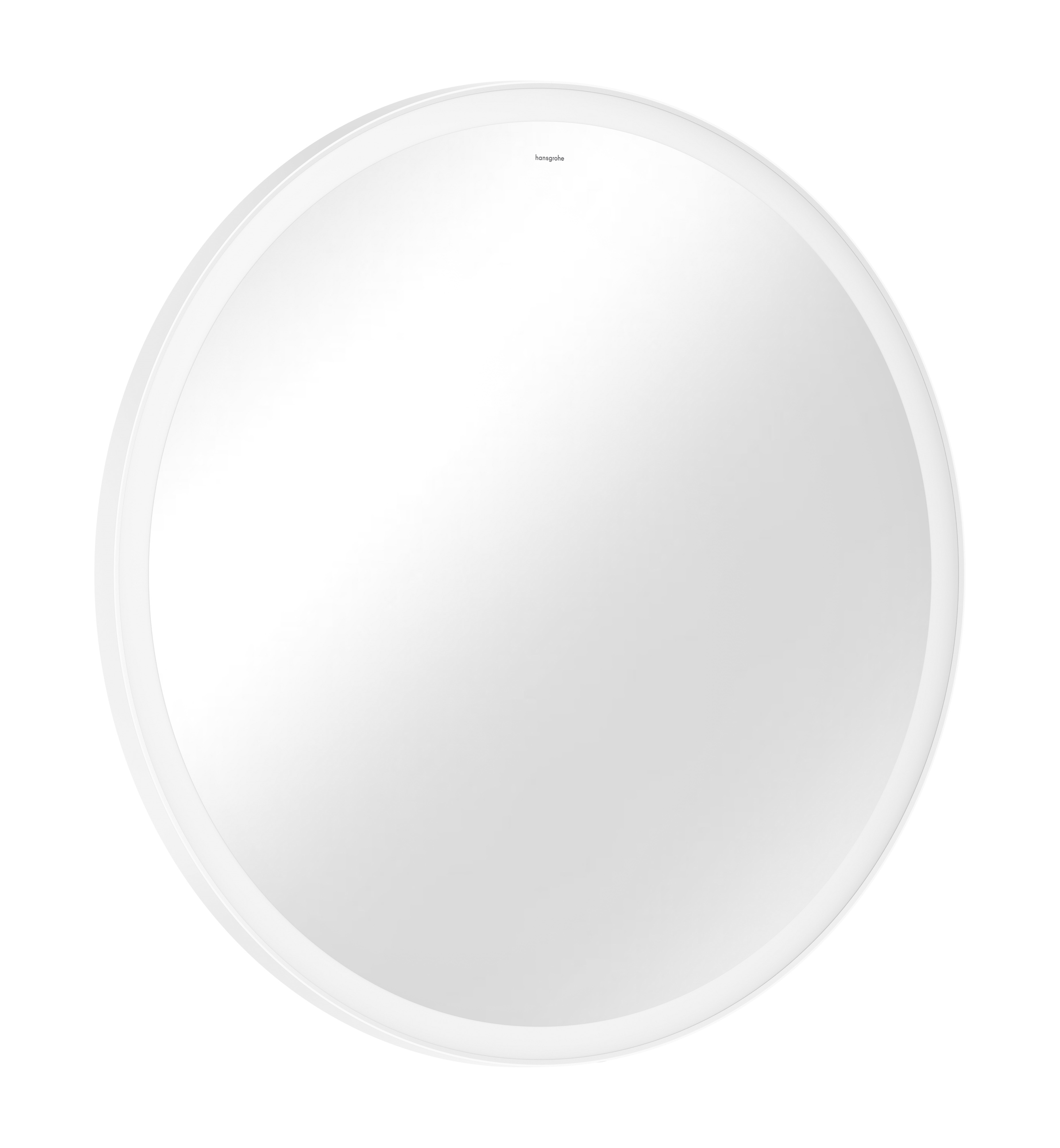 Darmowa Dostawa - Lustro 90x90 cm okrągłe z oświetleniem biały Hansgrohe Xarita Lite S 54967700