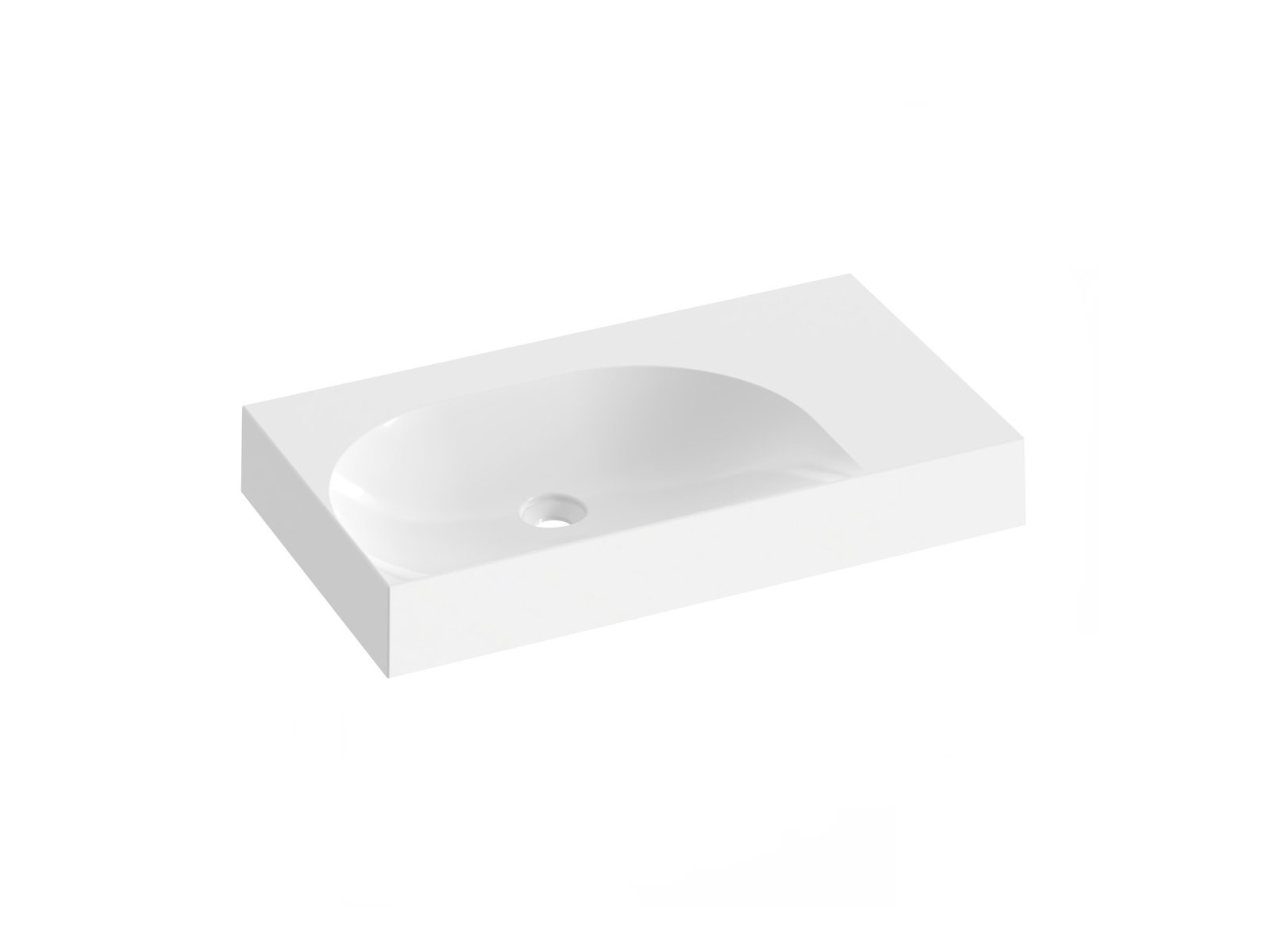 Darmowa Dostawa - Umywalka 80x45 cm prostokątna meblowa biała Ravak Lite XJXP1380001
