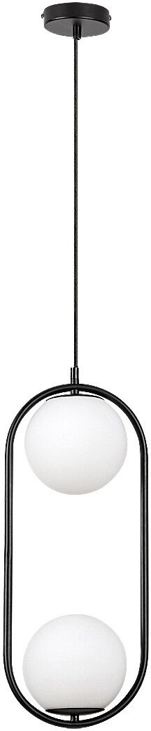 Darmowa Dostawa - Lampa wisząca 2x20 W biała-czarna Rabalux Ghita 72029