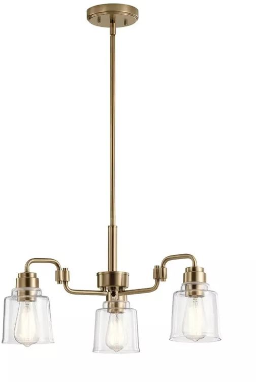 Darmowa Dostawa - Lampa wisząca 3x60 W mosiądz Elstead Lighting Aivian KLAIVIAN3WBR