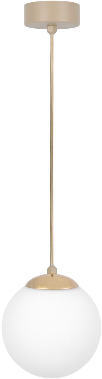 Darmowa Dostawa - Lampa wisząca 1x10 W biała-złota-beżowa Kaja Savia K5790