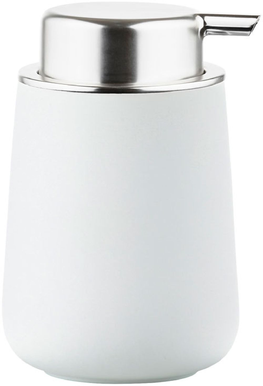 Darmowa Dostawa - Dozownik do mydła 250 ml biały-stal Zone Denmark Nova 330101