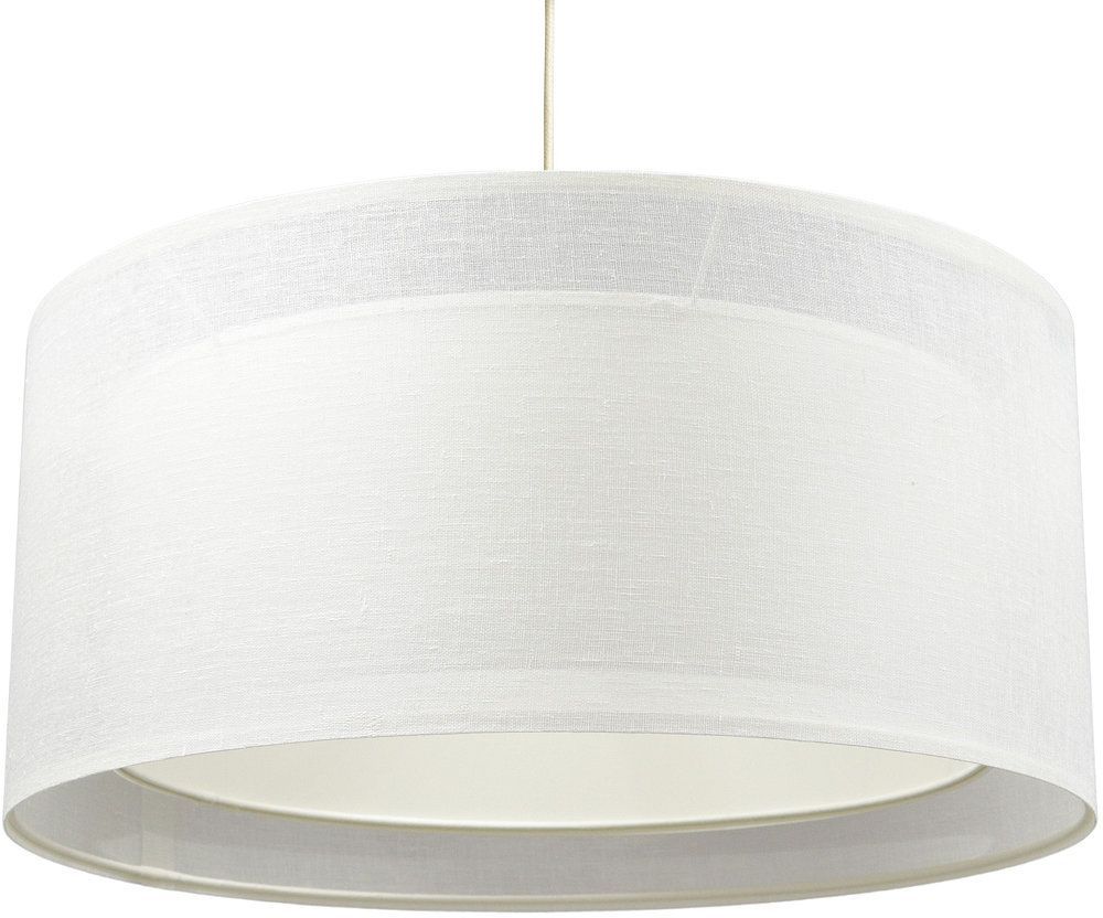 Darmowa Dostawa - Lampa wisząca 1x60 W kremowa BPS Koncept Duo len light 0MGO00450
