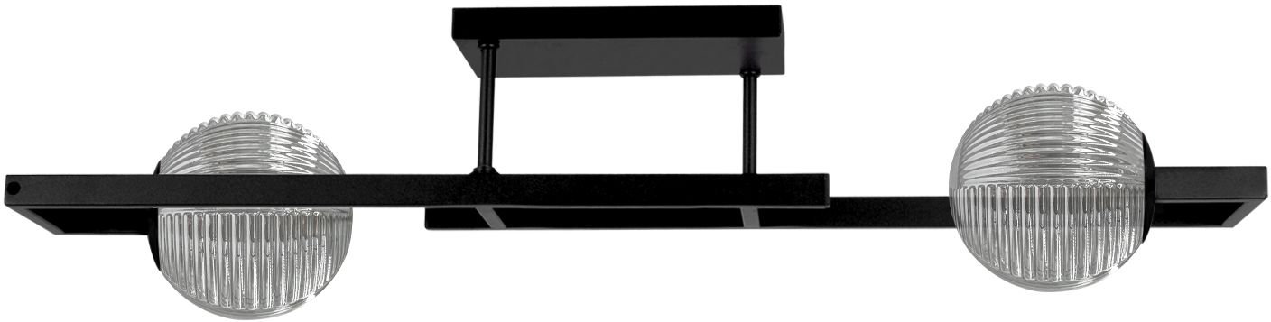 Darmowa Dostawa - Lampa podsufitowa 2x10 W czarna-grafitowa Kaja Tores K5770