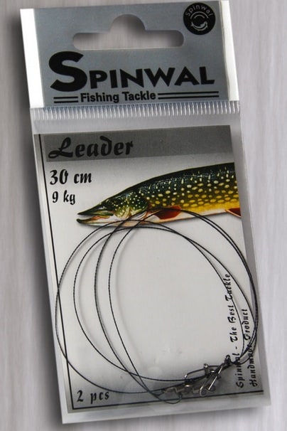 Spinwal Przypon Wolframowy Leader 30cm 9kg